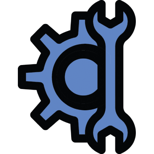 repair service icon blue
