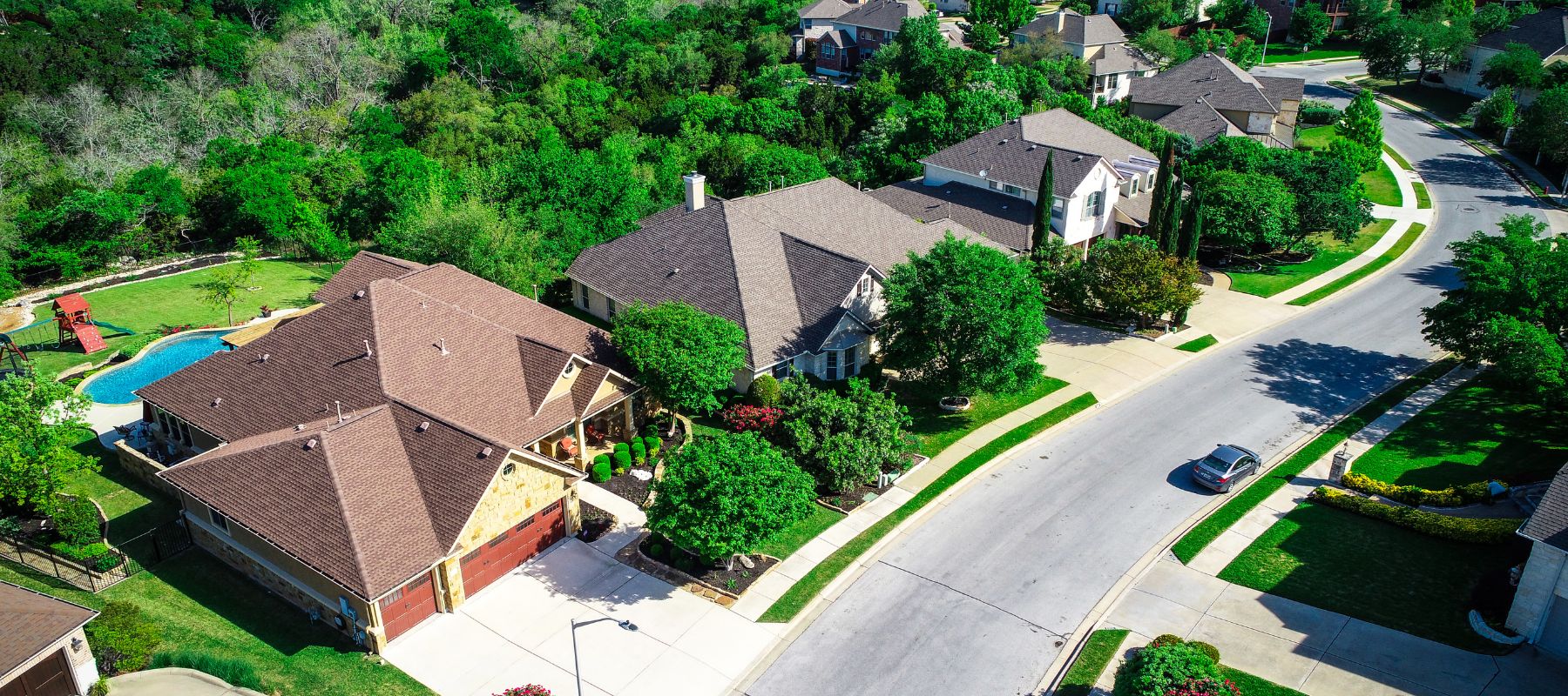 converse texas neighborhood aerial shot