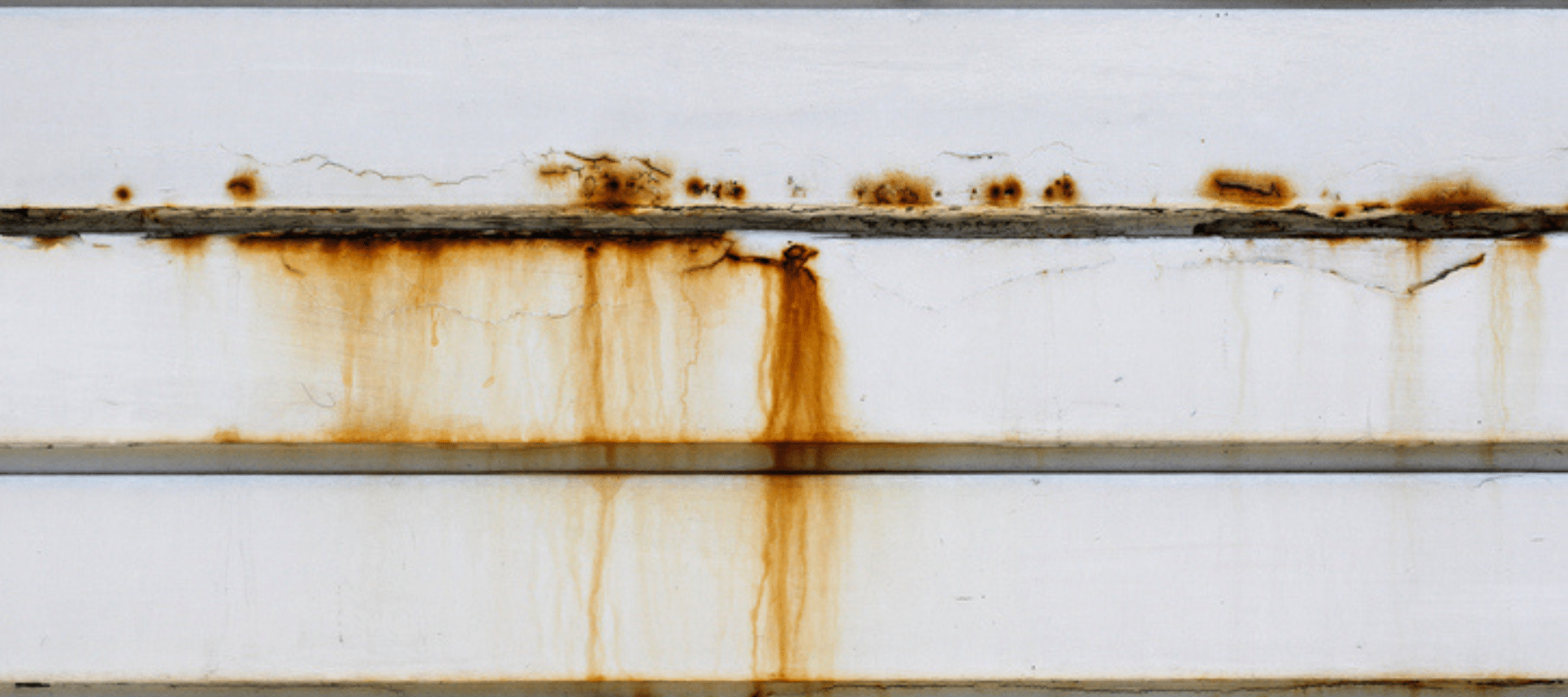 rust stains on siding